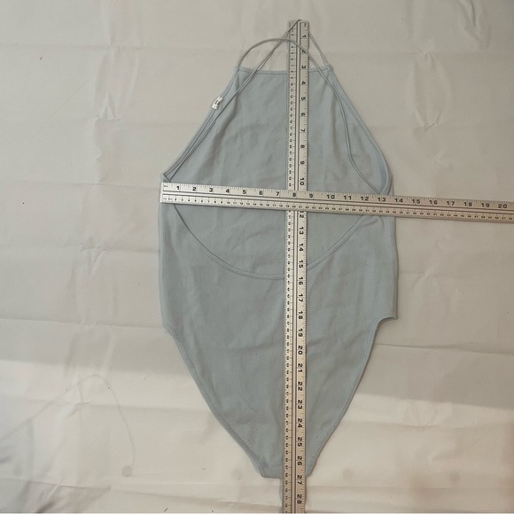 💙 Light Baby Blue Halter Bodysuit – Size Unknown 💙 - Picture 9 of 9